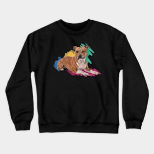 The Staffordshire Bull Terrier Crewneck Sweatshirt